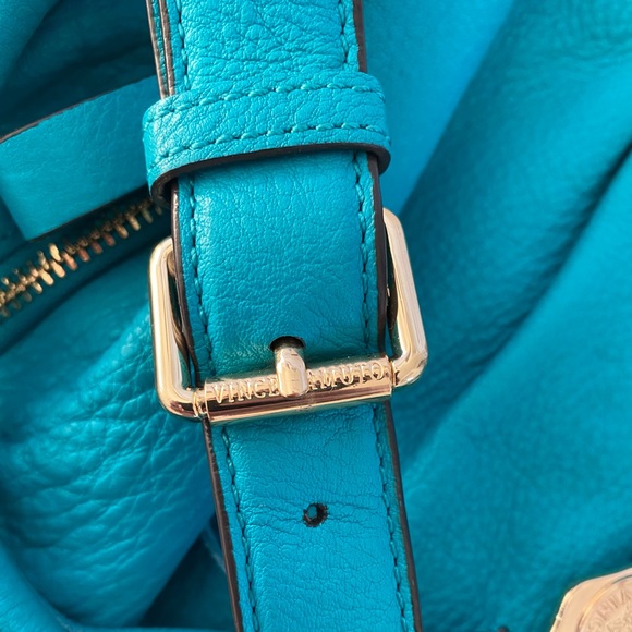 ♥️Preloved♥️ Vince Camuto Turquoise Cris-SA Group Satchel - Picture 11 of 16